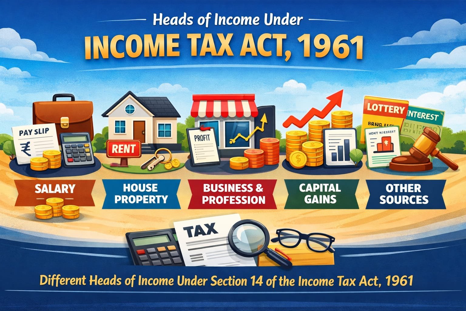 Heads of Income under the Income Tax Act, 1961